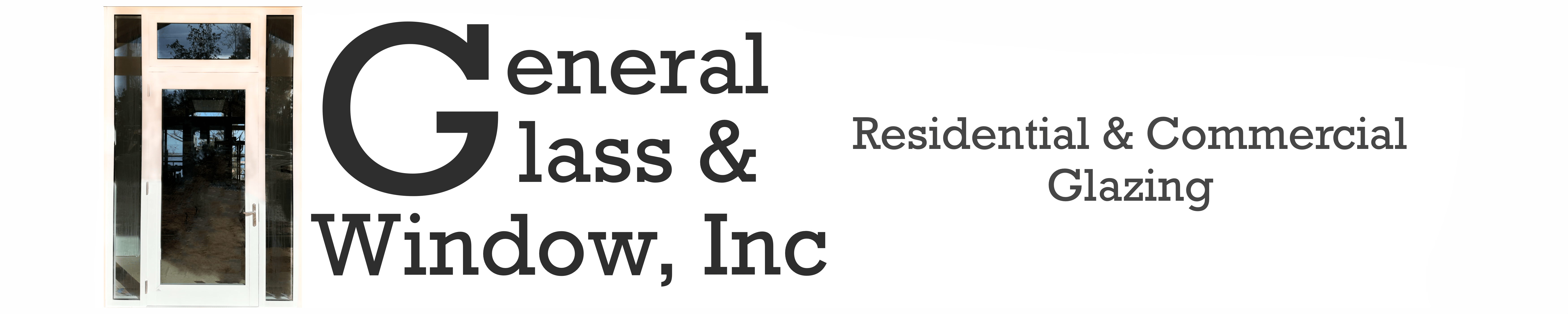 A window and text stating General Glass & Window, Inc.